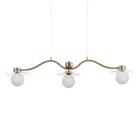 Светильник BayerLux"Бриен" LED 32Вт 3000-6000К золото 79х100 см - фото 22693081