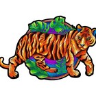 Деревянный пазл «Бенгальский тигр» + календарь - фото 9385010