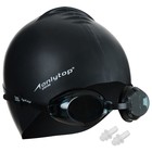 Набор для плавания взрослый ONLYTOP: очки, беруши, шапочка, обхват 54-60 см - Фото 7