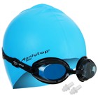 Набор для плавания ONLYTOP: шапочка, очки, беруши - фото 9592835