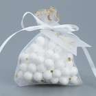 Мешочек подарочный из фатина «Нежность», 7 х 9 см +/- 1.5 см (комплект 5 шт) - фото 42135608