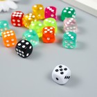 Декор для творчества пластик "Игральные кости" МИКС 1,4х1,4х1,4 см 9233558 - фото 10792556 Декор для творчества пластик "Игральные кости" МИКС 1,4х1,4х1,4 см 9233558 - фото 10792556