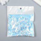 Декор для творчества пластик "Льдинки" набор 15 шт прозрачный 1,3х1,7х2,2 см - Фото 3