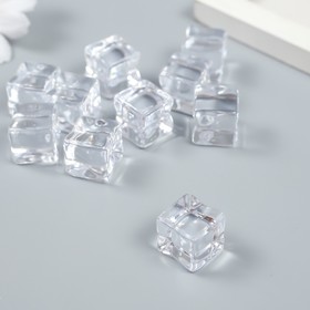 Декор для творчества пластик "Кубики льда" прозрачный 1,5х1,5х1,5 см