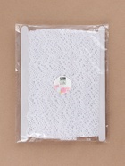 Кружево вязаное, 32 мм × 10 ± 1 м, цвет белый - Фото 5