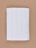 Кружево вязаное, 50 мм, 10±1 м, белое - Фото 4