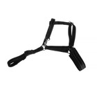 Недоуздок для лошади, регулируемый, черный - Фото 2