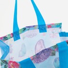 Сумка без молнии, цвет синий - Фото 3