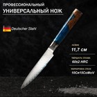 Нож универсальный Paladium, 11,7 см, дамасская сталь VG-10 - фото 319221106