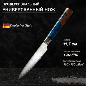 Нож универсальный Paladium, 11,7 см, дамасская сталь VG-10