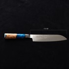 Нож Сантоку Paladium, 17,8 см, дамасская сталь VG-10 - фото 4369315