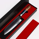 Нож Сантоку Paladium, 17,8 см, дамасская сталь VG-10 - фото 4369321