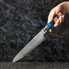 Нож-шеф Paladium, 19,5 см, дамасская сталь VG-10 - Фото 5