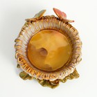 Подсвечник керамика на 1 свечу "Бабочки на цветке" d-8 см 14х14х8 см - фото 805200570