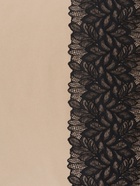 Кружевная эластичная ткань «Лепестки», 185 мм, 2.7±0.5 м, чёрная - Фото 2