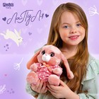 Мягкая игрушка «Зайка Ла-Пу-Ля в камбинизоне», цвет розовый, 20 см - фото 108722877