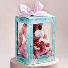 Мягкая игрушка «Зайка Ла-Пу-Ля в платье с короной», цвет розовый, 20 см - Фото 6
