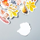 Наклейки для творчества "Осенний лес" набор 46 шт 4,4х4,4х1,1 см - фото 46807130