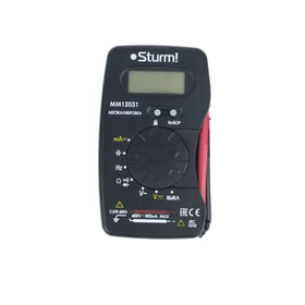 

Мультиметр STURM MM-12031, 4-600 В, 0.04-0.4 А, 400-40000 Мом