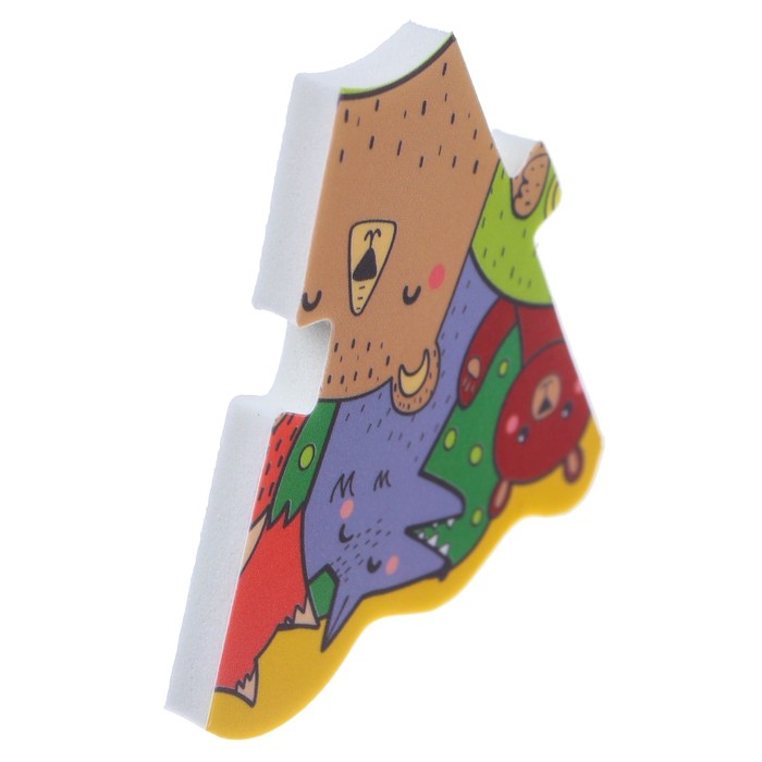 Пазл - игрушка для ванны (головоломка) «Лесные друзья», 9 деталей, EVA 59660