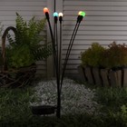 Садовый светильник на солнечной батарее «Шарики», 68 см, 6 LED, свечение мульти - фото 319221703