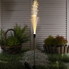 Садовый светильник на солнечной батарее «Колос», 85 см, 8 LED, свечение тёплое белое - фото 2012399