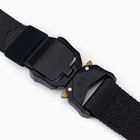 Ремень тактический, застёжка кобра, 125 см, ширина 3.7 см, черный - Фото 2
