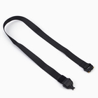 Ремень тактический, застёжка кобра, 125 см, ширина 3.7 см, черный - Фото 4