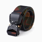 Ремень тактический, застёжка кобра, 125 см, ширина 3.7 см, камуфляж - Фото 1