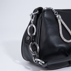 Сумка женская на молнии, цвет чёрный - фото 40545187