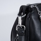 Сумка женская на молнии, цвет чёрный - фото 40545188