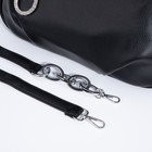 Сумка женская на молнии, цвет чёрный - фото 40545189