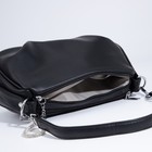 Сумка женская на молнии, цвет чёрный - фото 40545190