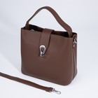 Сумка-тоут на молнии, цвет коричневый - фото 21971605