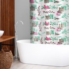 Штора для ванной «Аква», 180×180 см, цвет белый - фото 7629663
