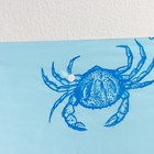 Штора для ванной «Подводный мир», 180×180 см, цвет синий - Фото 3