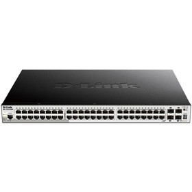 Коммутатор D-Link DGS-1510-52XMP/A1A, настраиваемый, 48х10/100/1000BASE-T