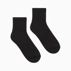 Носки мужские с махровым следком MINAKU цвет черный, р-р 39-43 (27-29 см) - фото 320199054