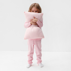 Пижама детская MINAKU, цвет розовый, рост 80-86 см - Фото 3
