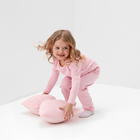 Пижама детская MINAKU, цвет розовый, рост 80-86 см - Фото 4