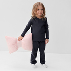 Пижама детская MINAKU, цвет графитовый, рост 80-86 см - фото 3061733