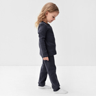 Пижама детская MINAKU, цвет графитовый, рост 104-110 см - Фото 4