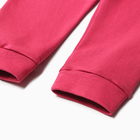 Пижама детская MINAKU, цвет фуксия, рост 80-86 см - Фото 6