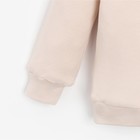 Костюм детский (свитшот, шорты) MINAKU, цвет бежевый, рост 80-86 см - Фото 3