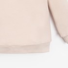 Костюм детский (свитшот, шорты) MINAKU, цвет бежевый, рост 80-86 см - Фото 4