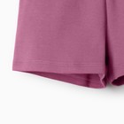 Костюм детский (свитшот, шорты) MINAKU, цвет малиновый, рост 104 см - Фото 11