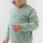 Костюм детский (свитшот, шорты) MINAKU, цвет зелёный, рост 80-86 см - Фото 9
