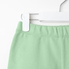 Костюм детский (свитшот, шорты) MINAKU, цвет зелёный, рост 104 см - Фото 10
