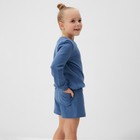 Костюм детский (свитшот, шорты) MINAKU, цвет синий, рост 80-86 см - Фото 14
