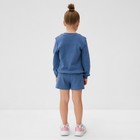 Костюм детский (свитшот, шорты) MINAKU, цвет синий, рост 86-92 см - Фото 11